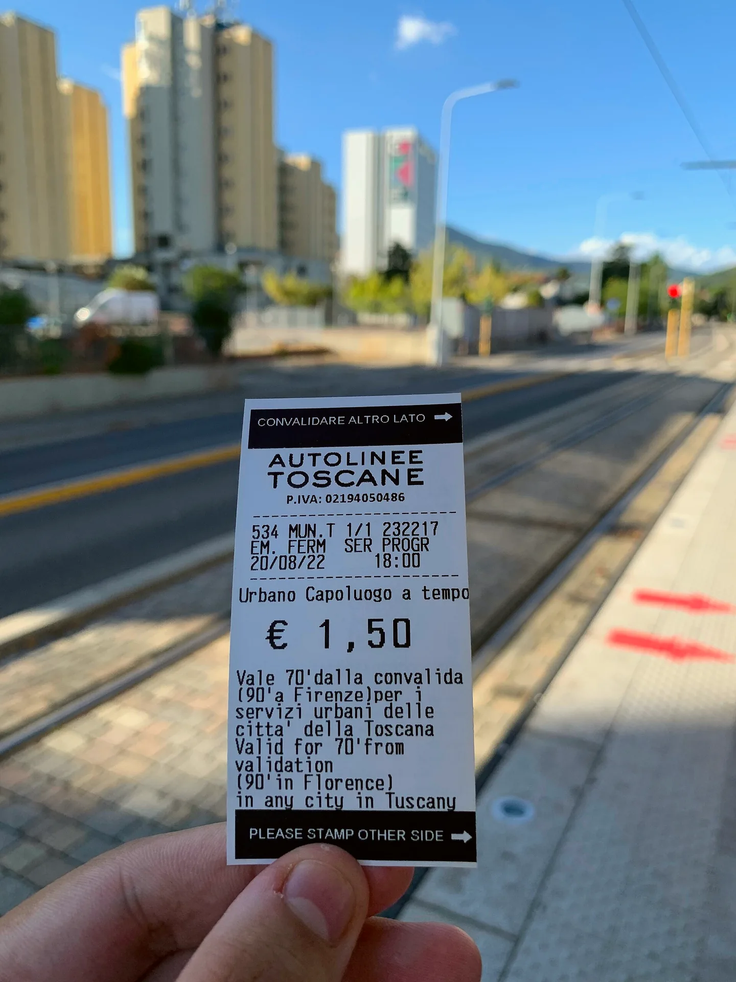 Florence bus tickets: tram fares, validation and passes