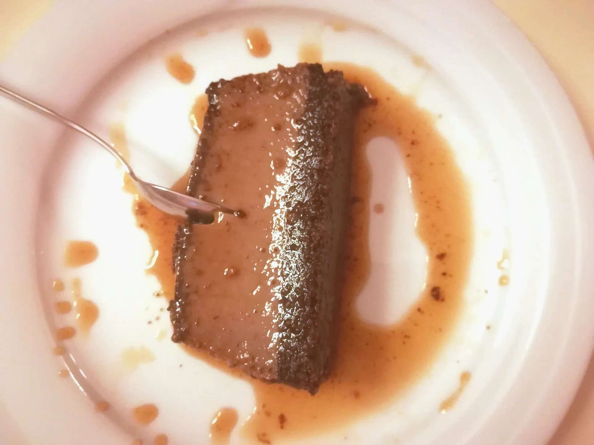 A bonet, a traditional Piedmontese dessert.