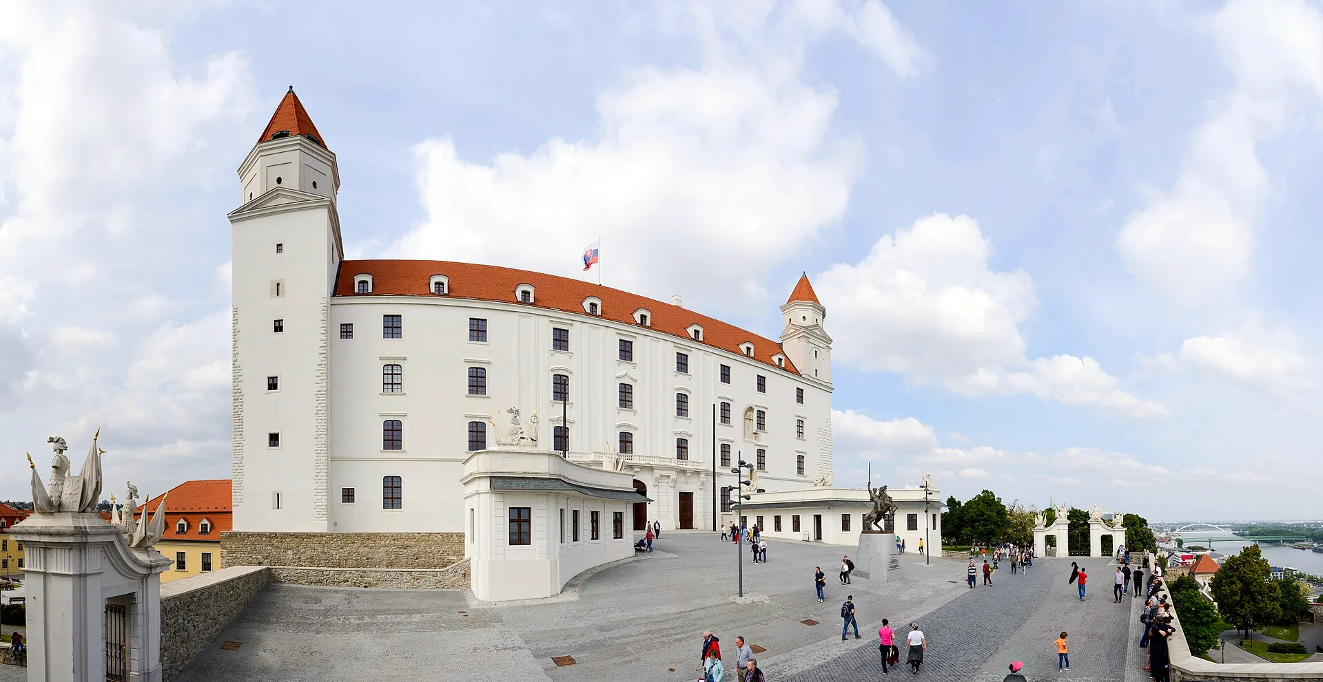 Bratislava Castle above the city
