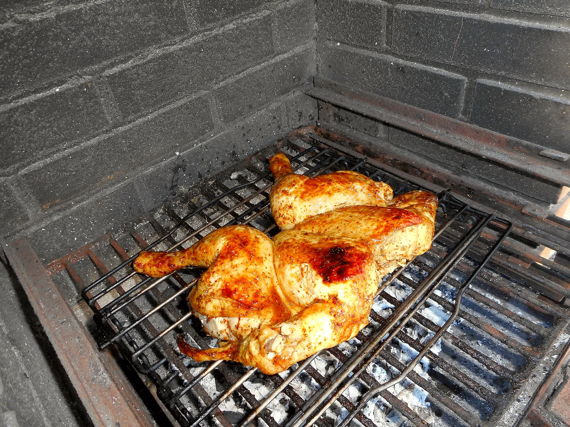 Portuguese grilled piri-piri chicken.