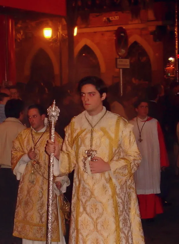 A detail from a Semana Santa procession in Seville.