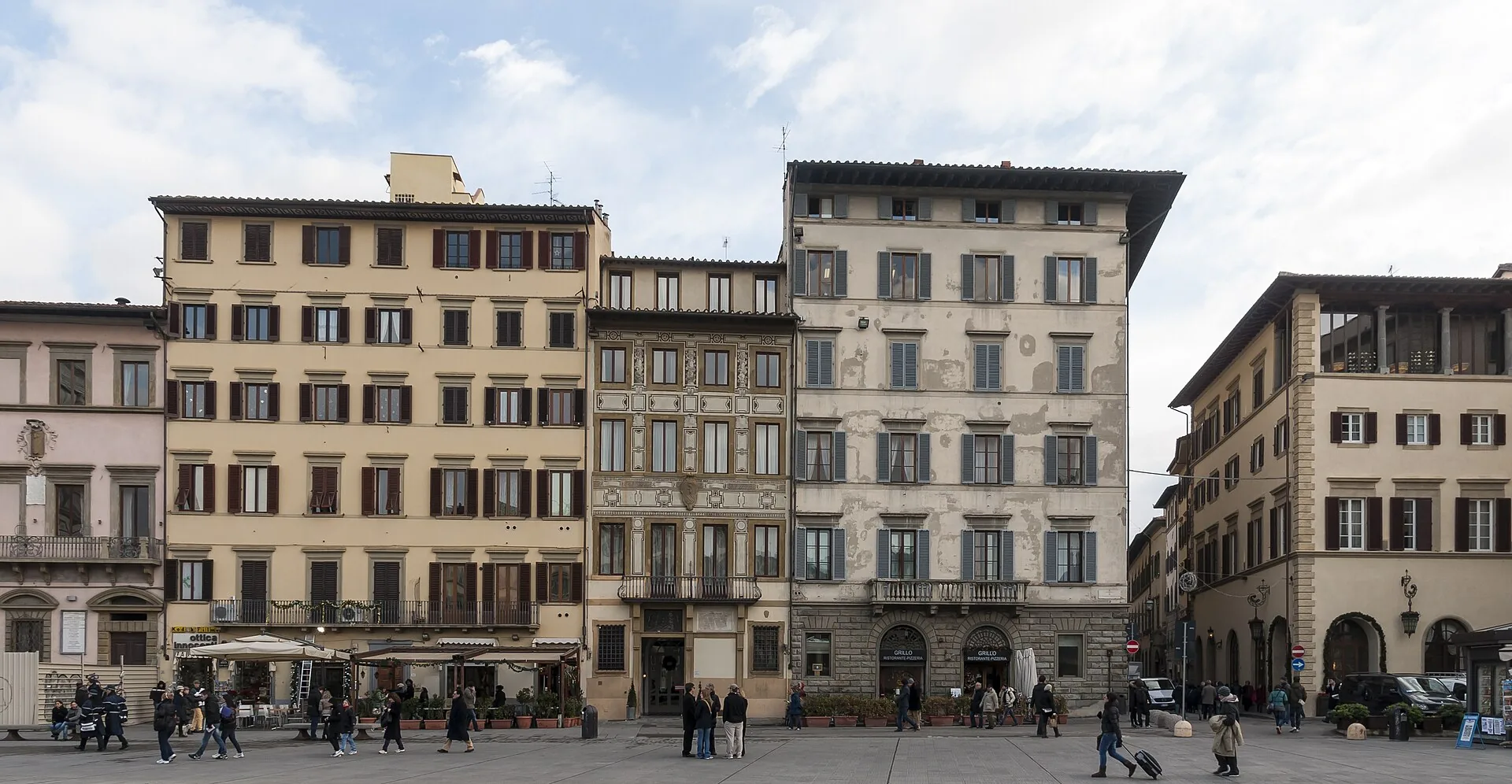 Houses at Piazza Santa Maria Novella in Florence.