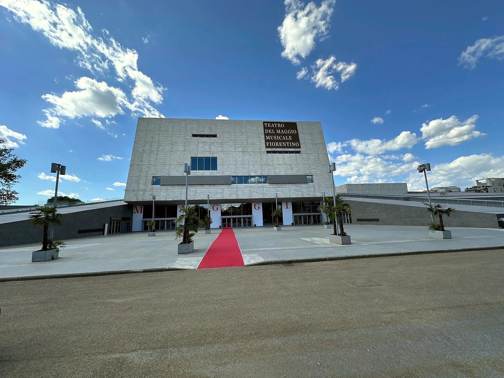 Exterior of the Teatro del Maggio Musicale Fiorentino in Florence.