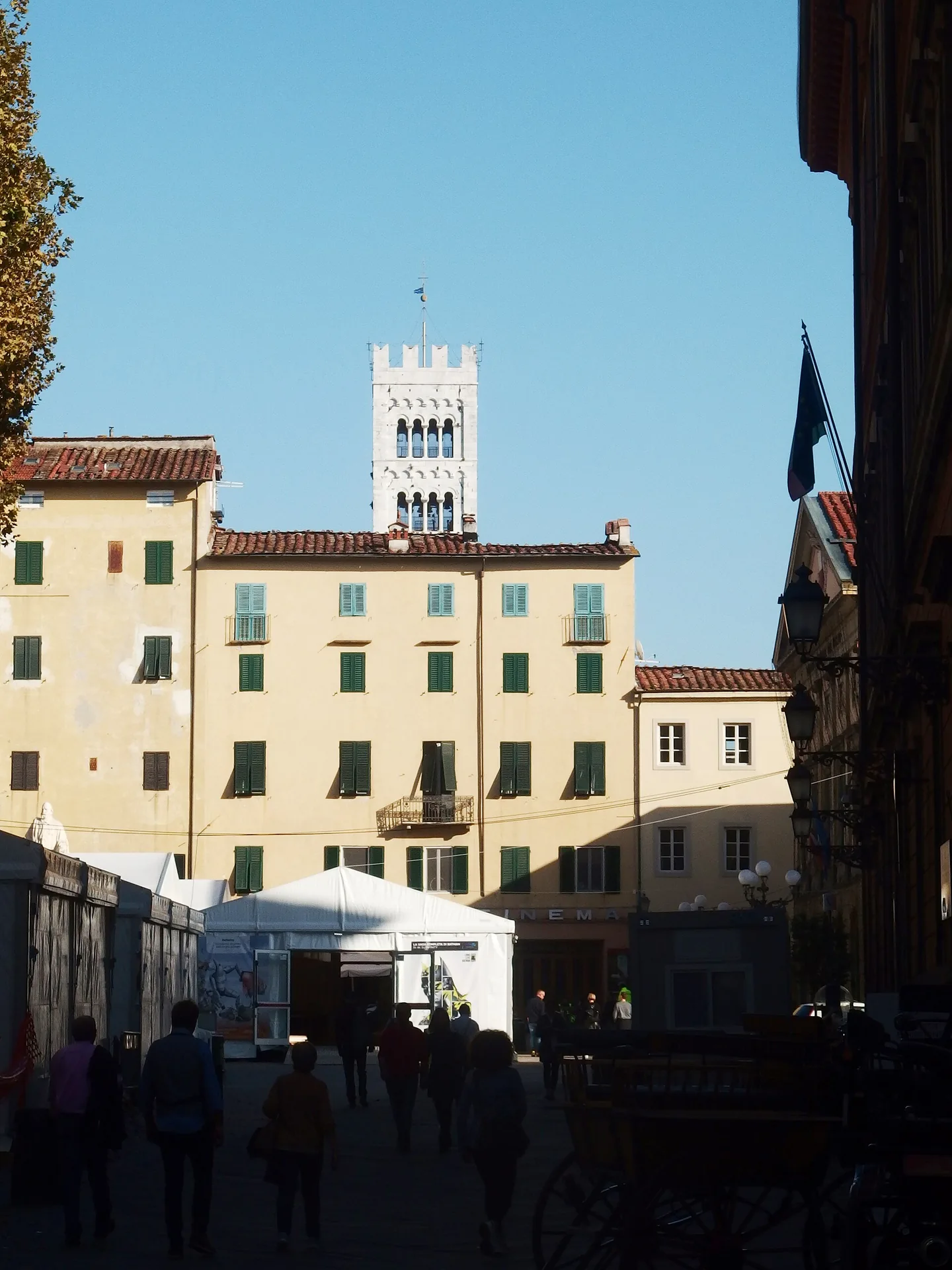Piazza Napoleone in Lucca, Tuscany