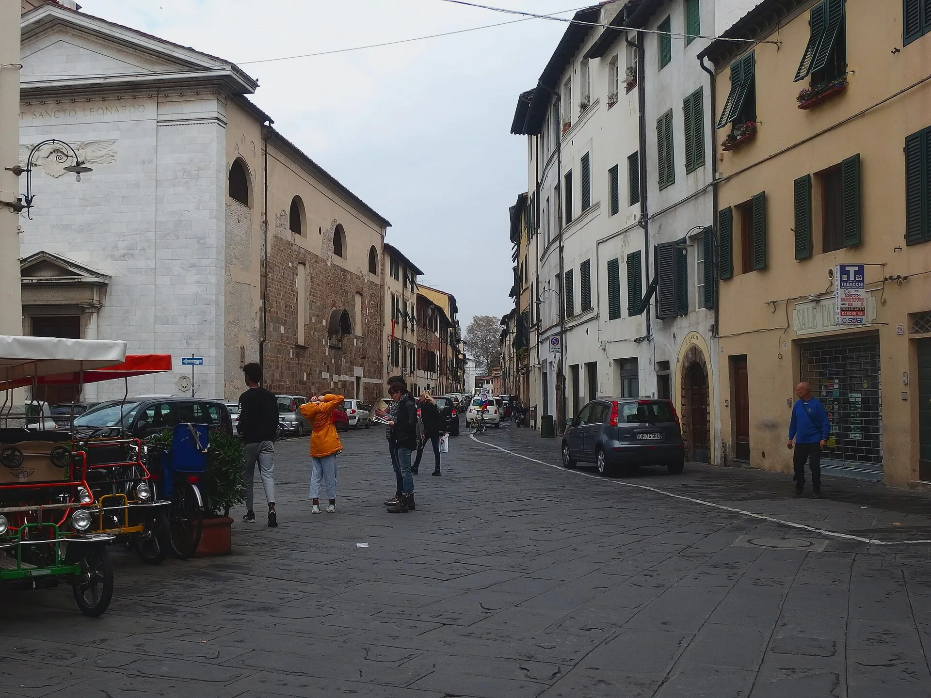 Via Michele Rosi in Lucca.