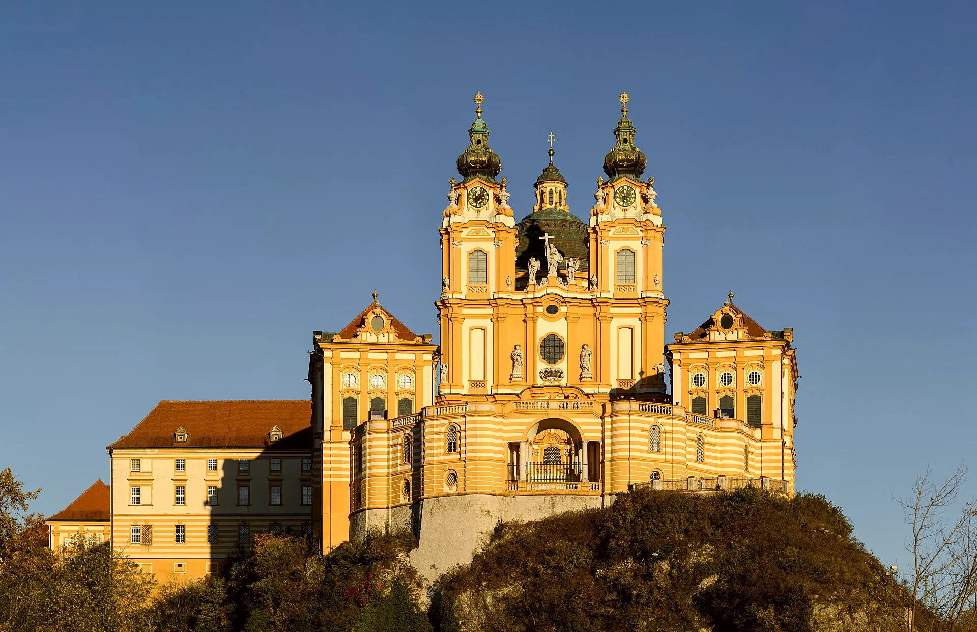 West side of Melk Abbey