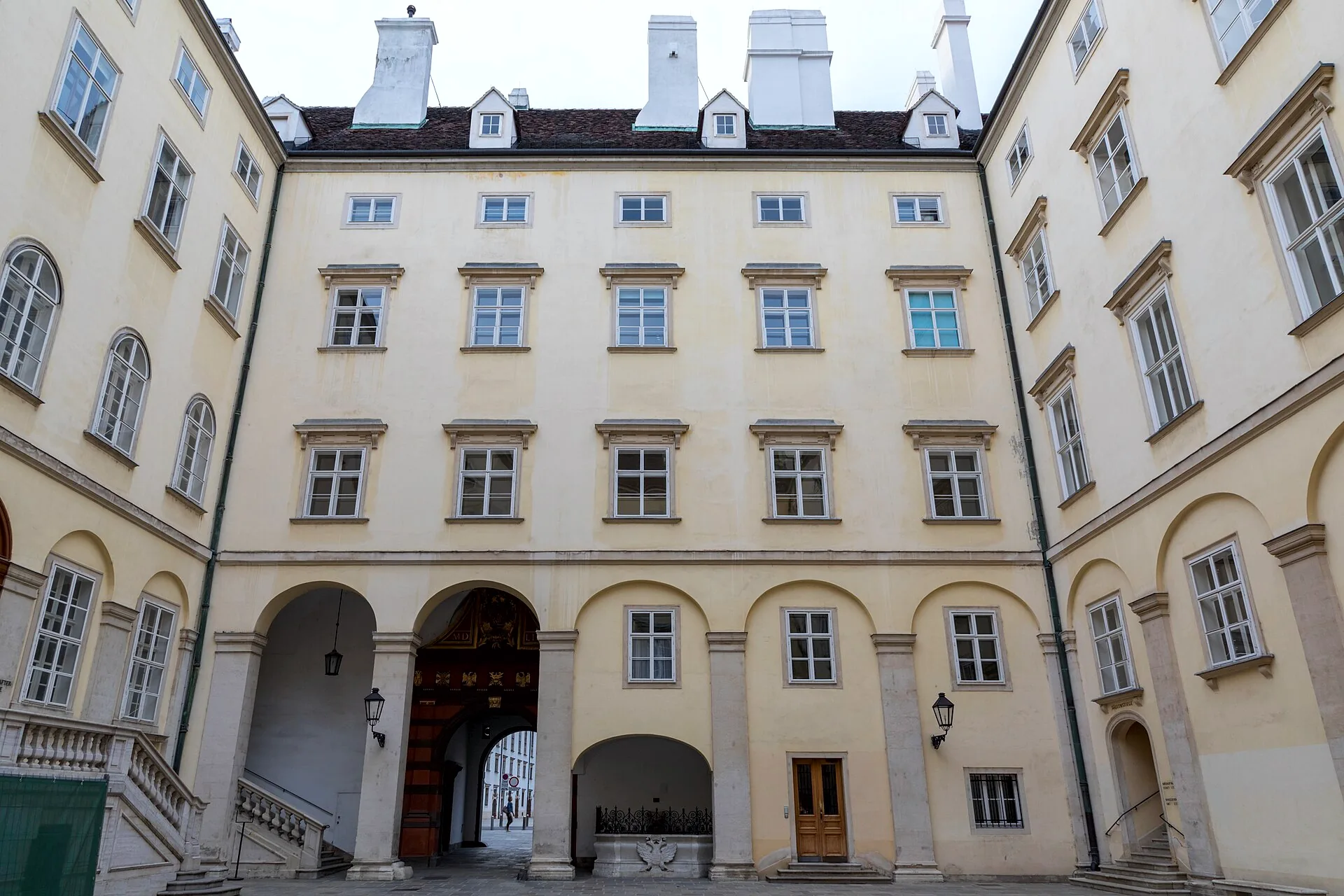 The Hofburg palace in Vienna.
