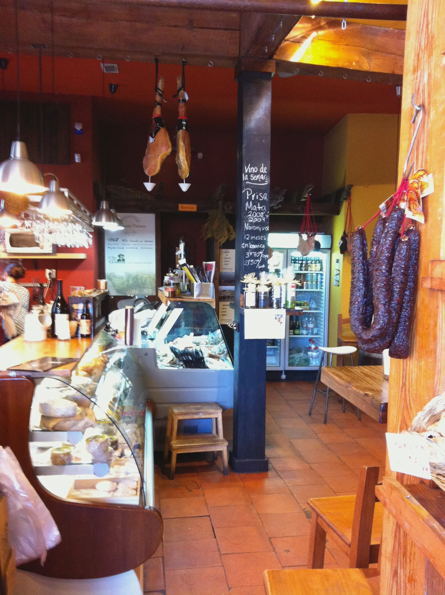 A small tapas bar and shop in Granada.