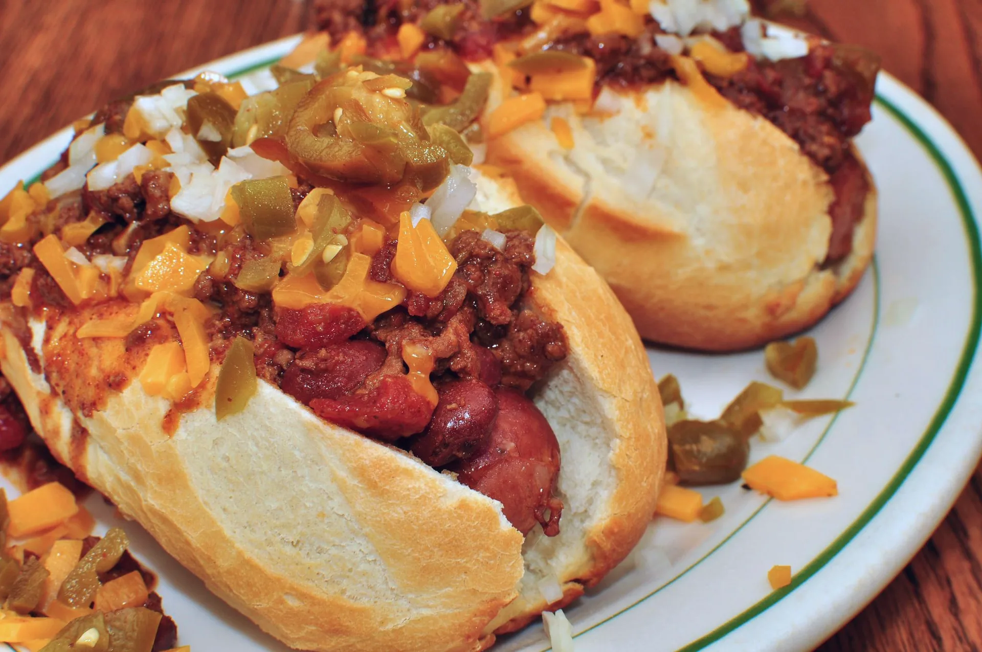 Chili dogs.