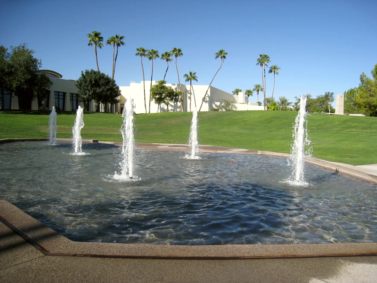 The Scottsdale Museum of Contemporary Art beside Civic Plaza.