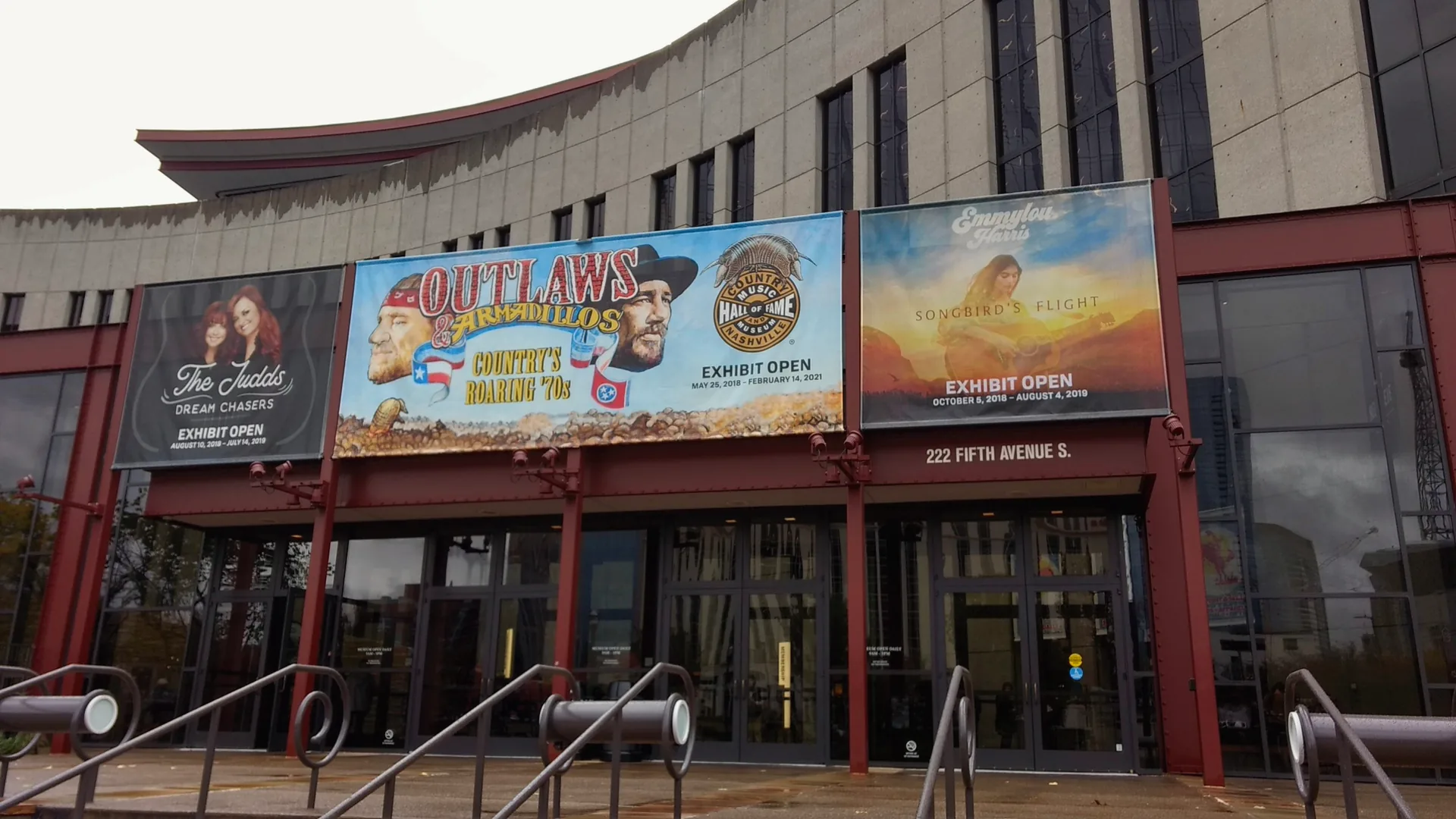 Entrance to the Country Music Hall of Fame and Museum in Nashville.