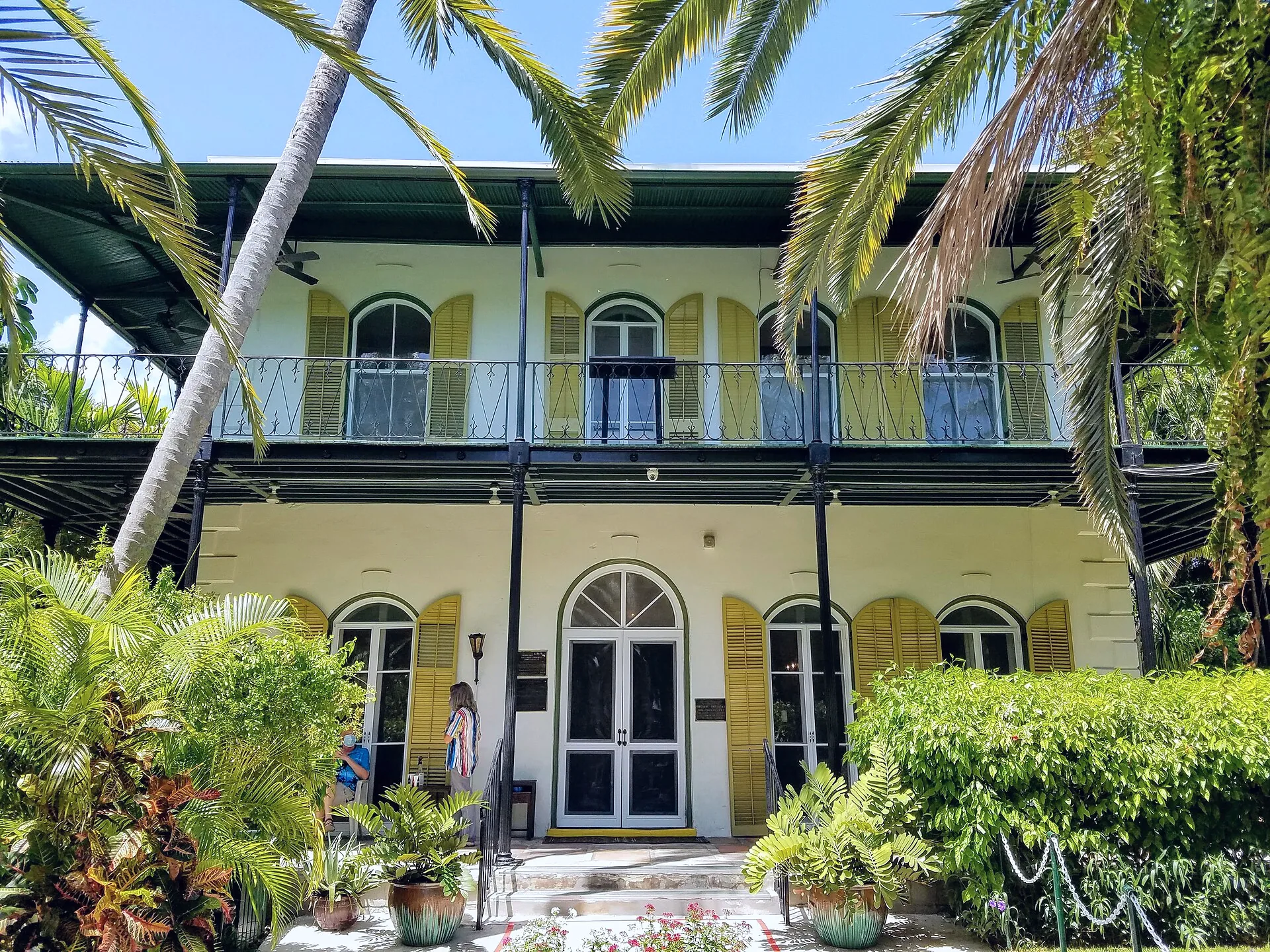 The exterior of the Ernest Hemingway Home in Key West.