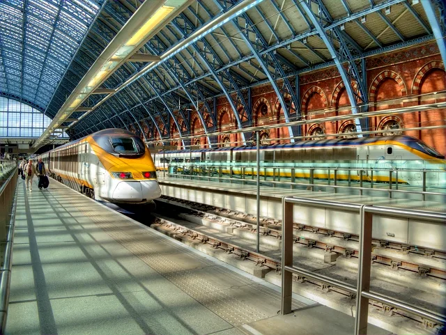 Eurostar terminal at St Pancras International