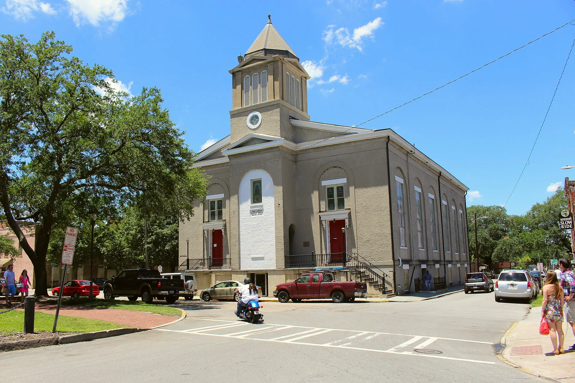 The exterior of First African Baptist Church in Savannah.