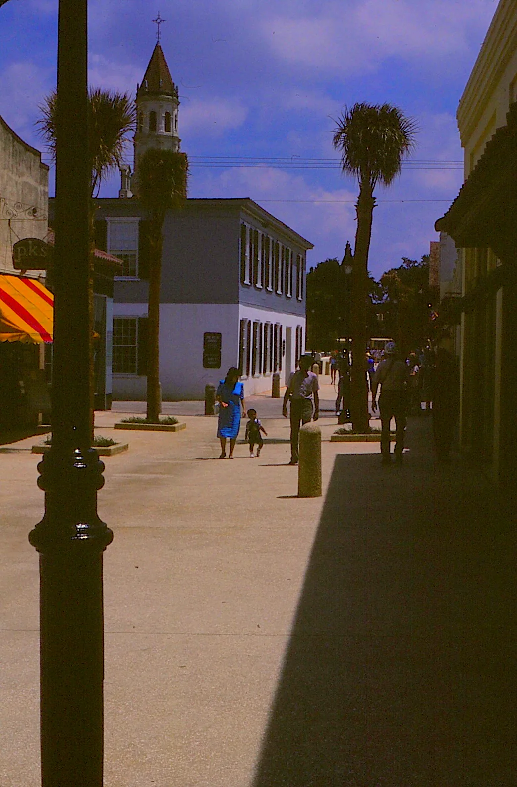 St George Street leading towards the Cathedral in St Augustine.
