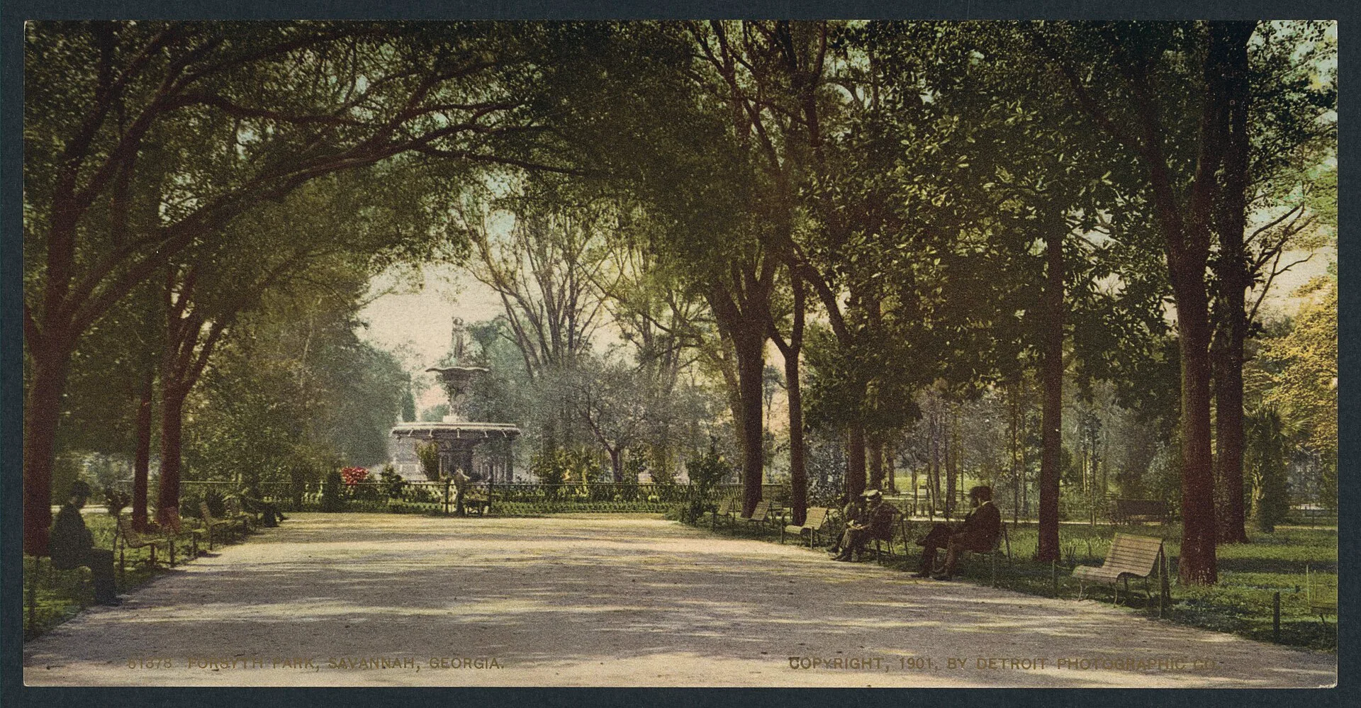 A view of Forsyth Park in Savannah.