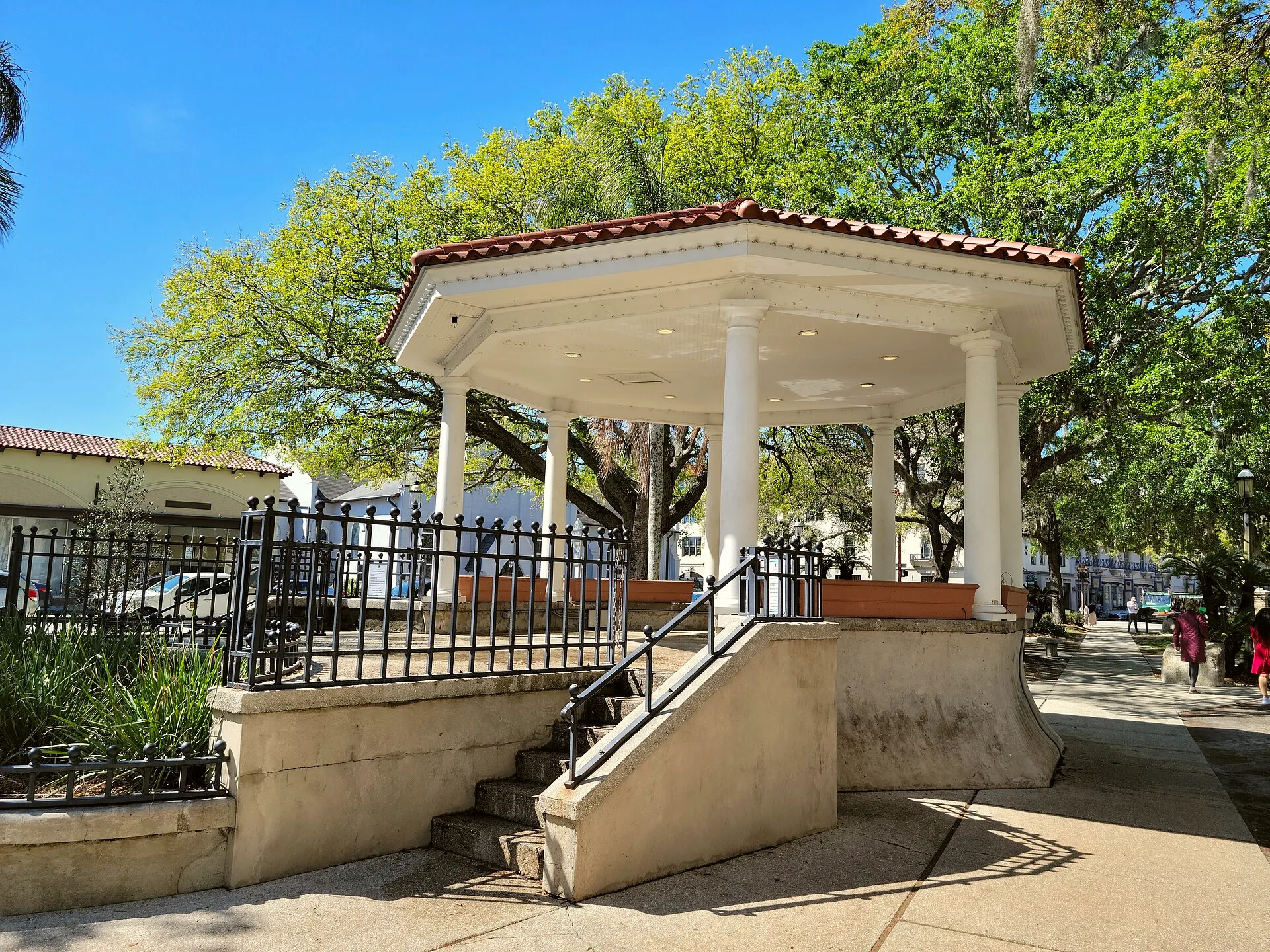 Gazebo in Plaza de la Constitución, St Augustine.