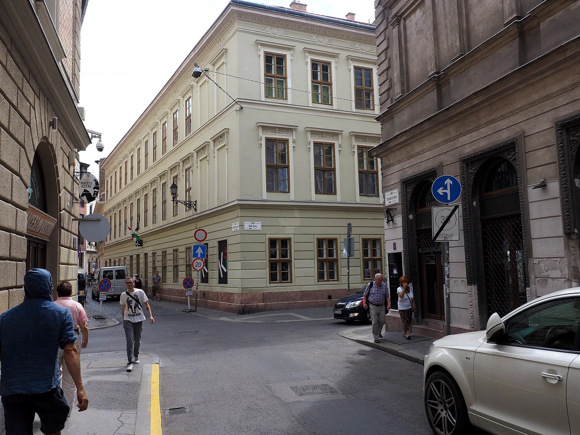 Kazinczy Street in Budapest.