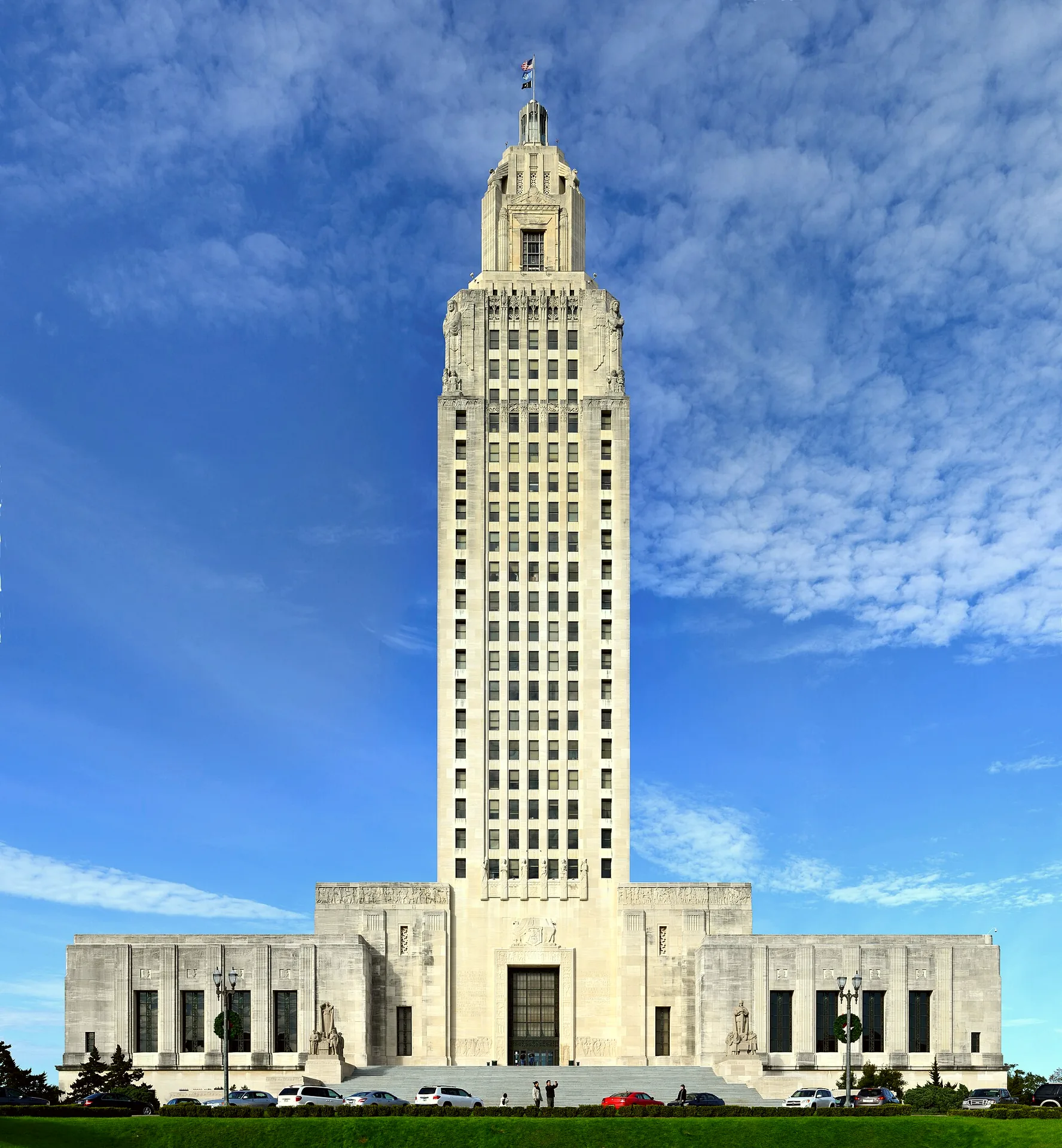 The Louisiana State Capitol building in Baton Rouge.