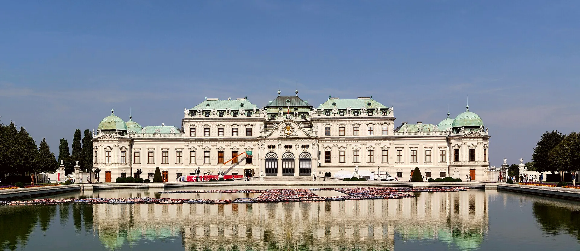 The Upper Belvedere palace in Vienna.