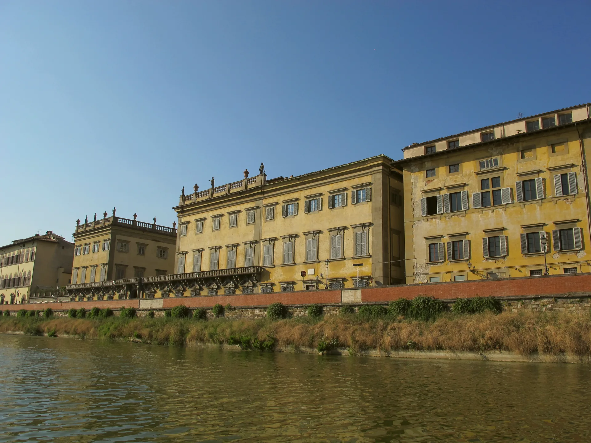 Palazzo Corsini al Parione viewed from the river in Florence
