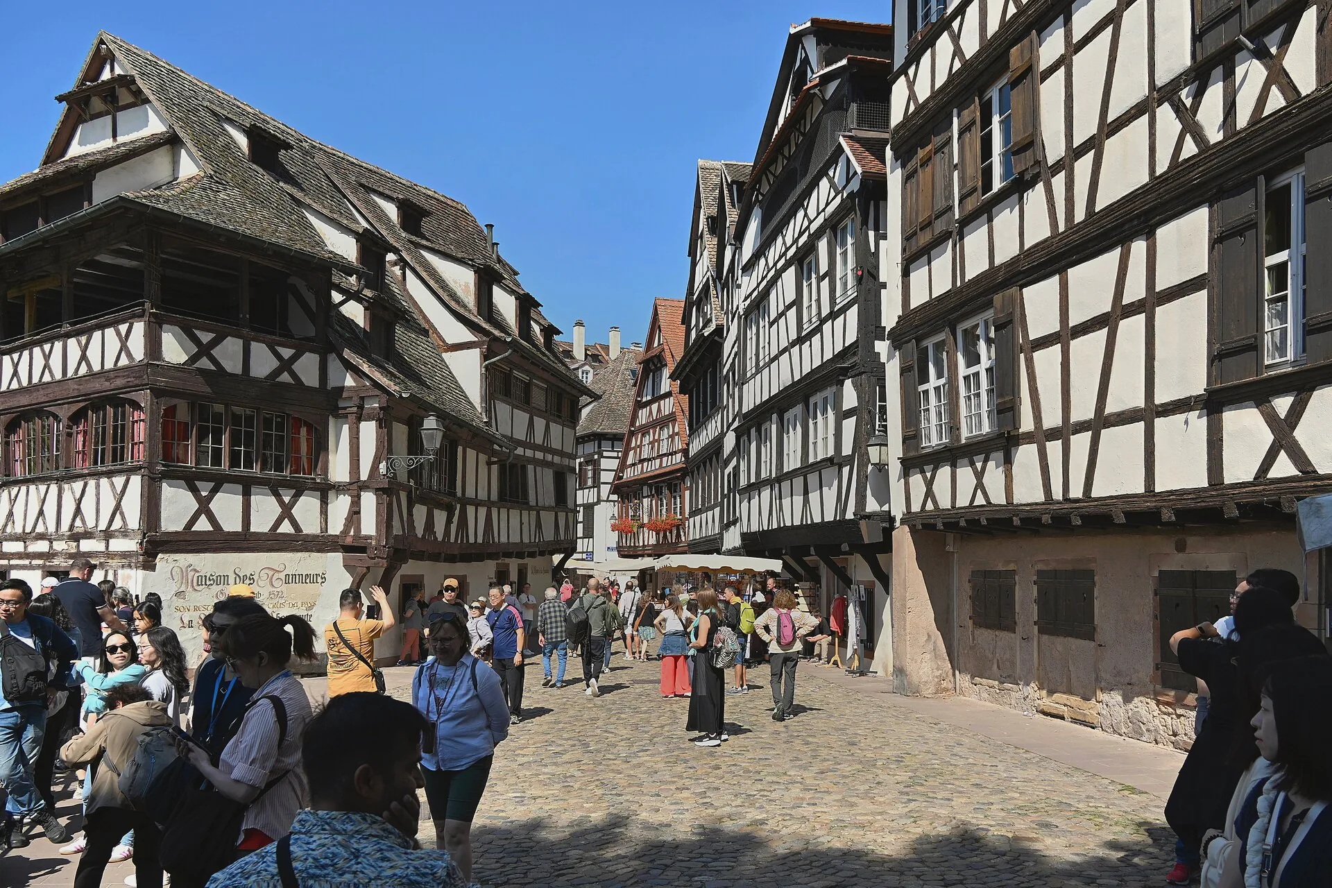 Place Benjamin Zix in Strasbourg, bordered by historic buildings.