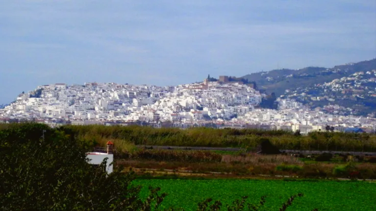 A view of Salobreña from the east.