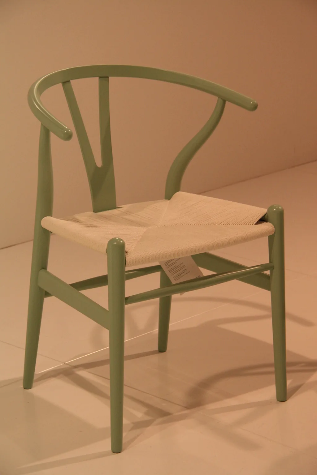 A Y chair displayed at Salone del Mobile Milano.