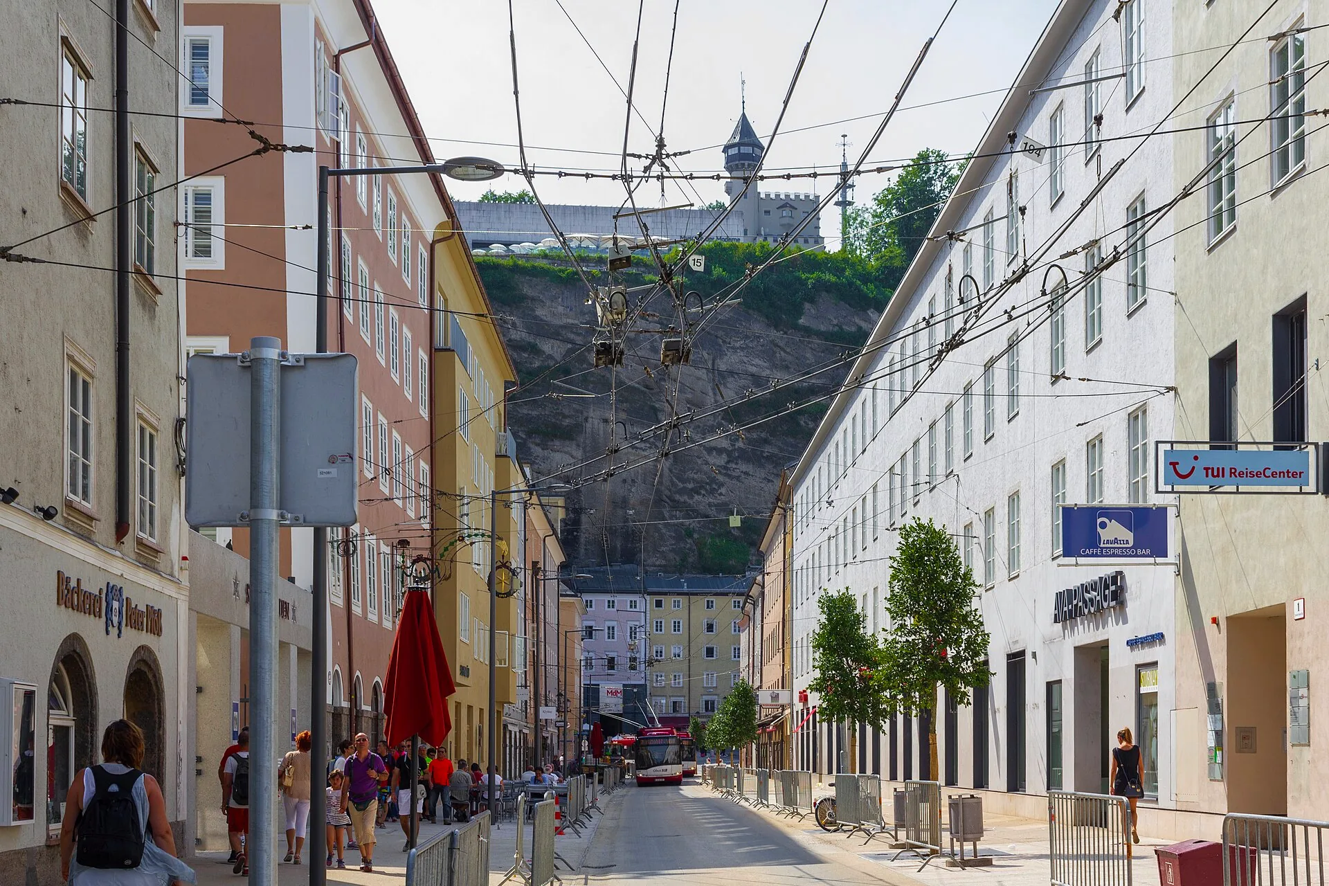 Griesgasse, a street in Salzburg’s Old Town.