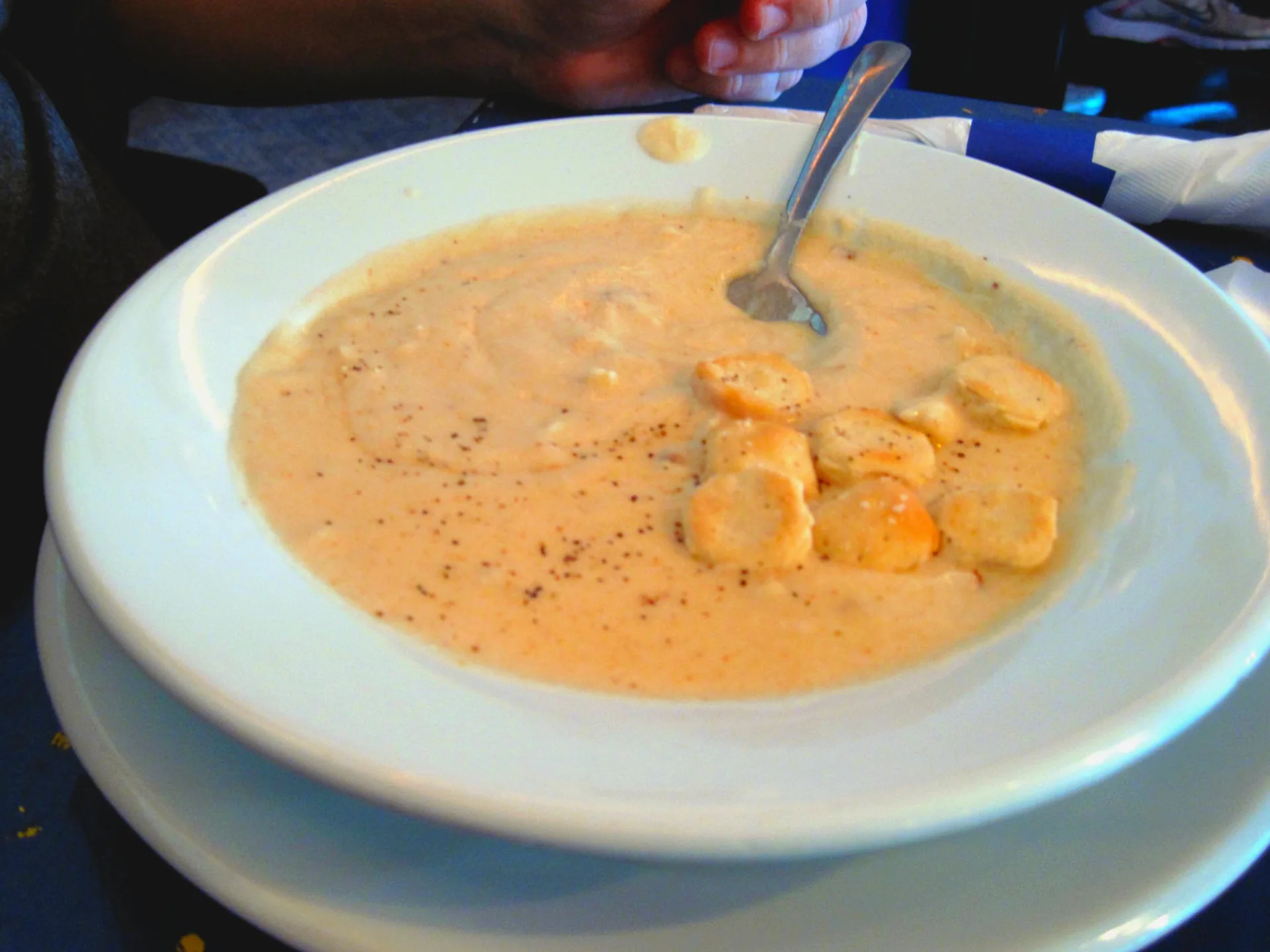 A bowl of she-crab soup