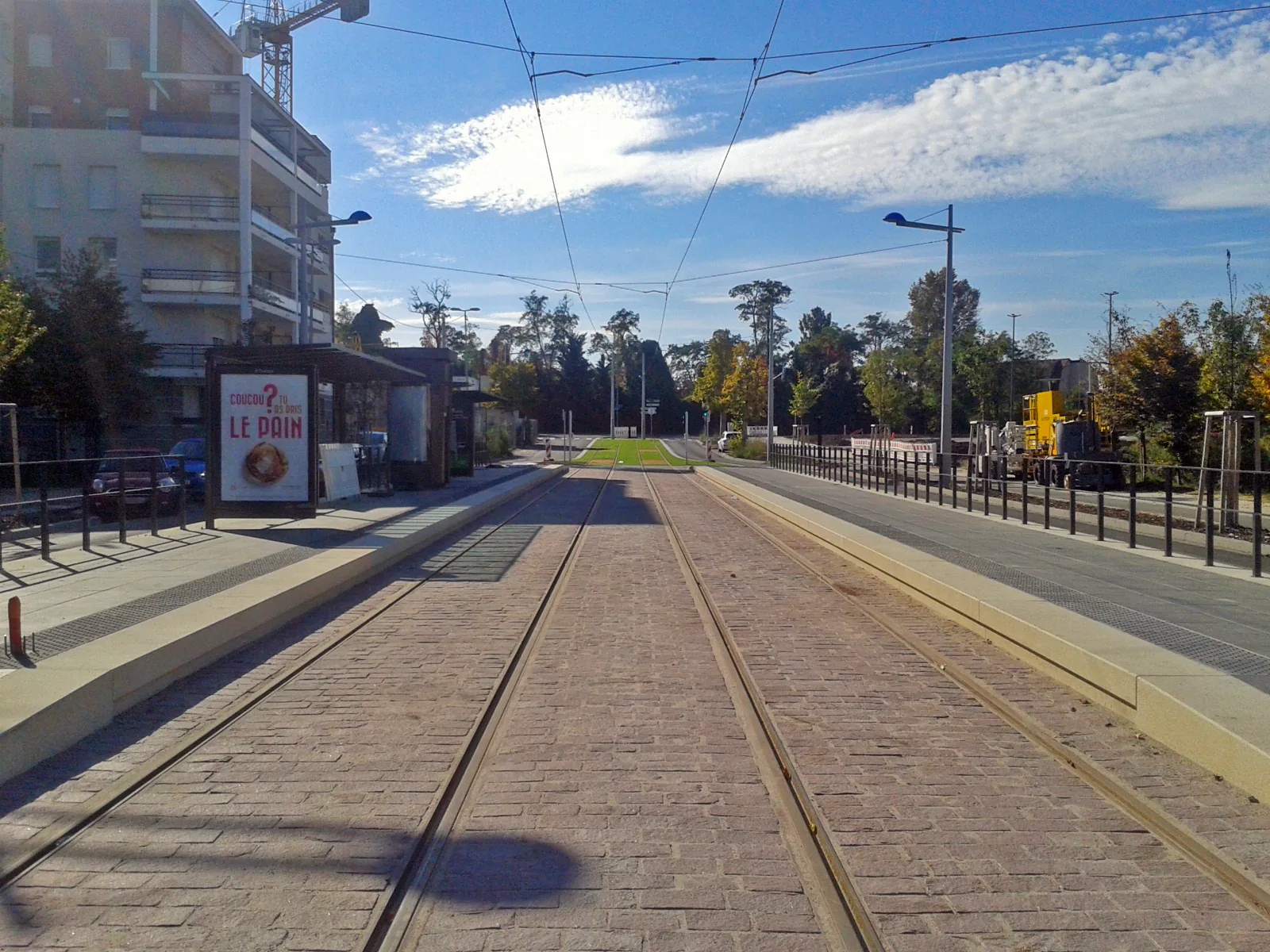 The Poteries tram station in Strasbourg.