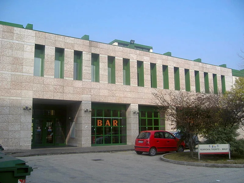 The Trento FTM railway station building.