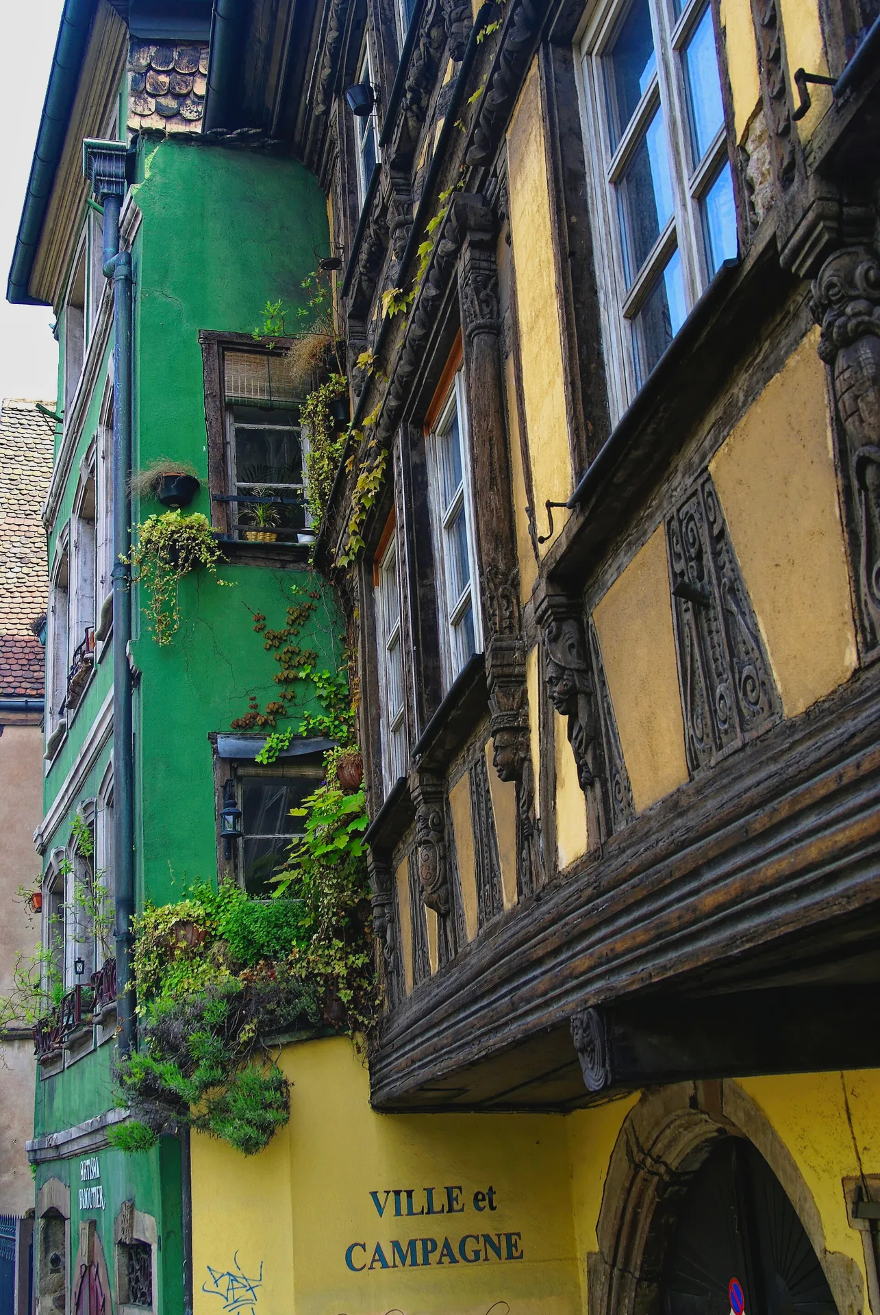 A view along Quai des Bateliers in Strasbourg.